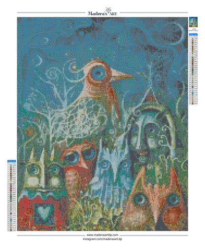 Funny Birds 40x50cm