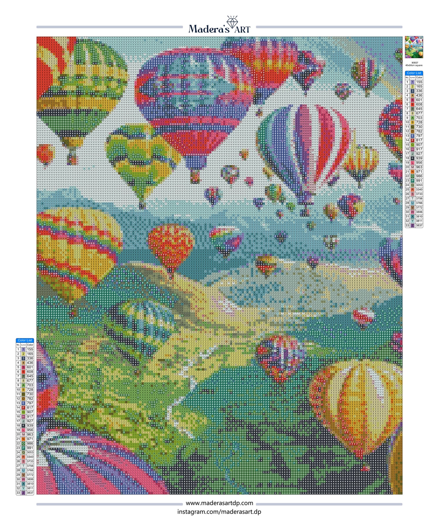 Renkli Balonlar 40x50cm