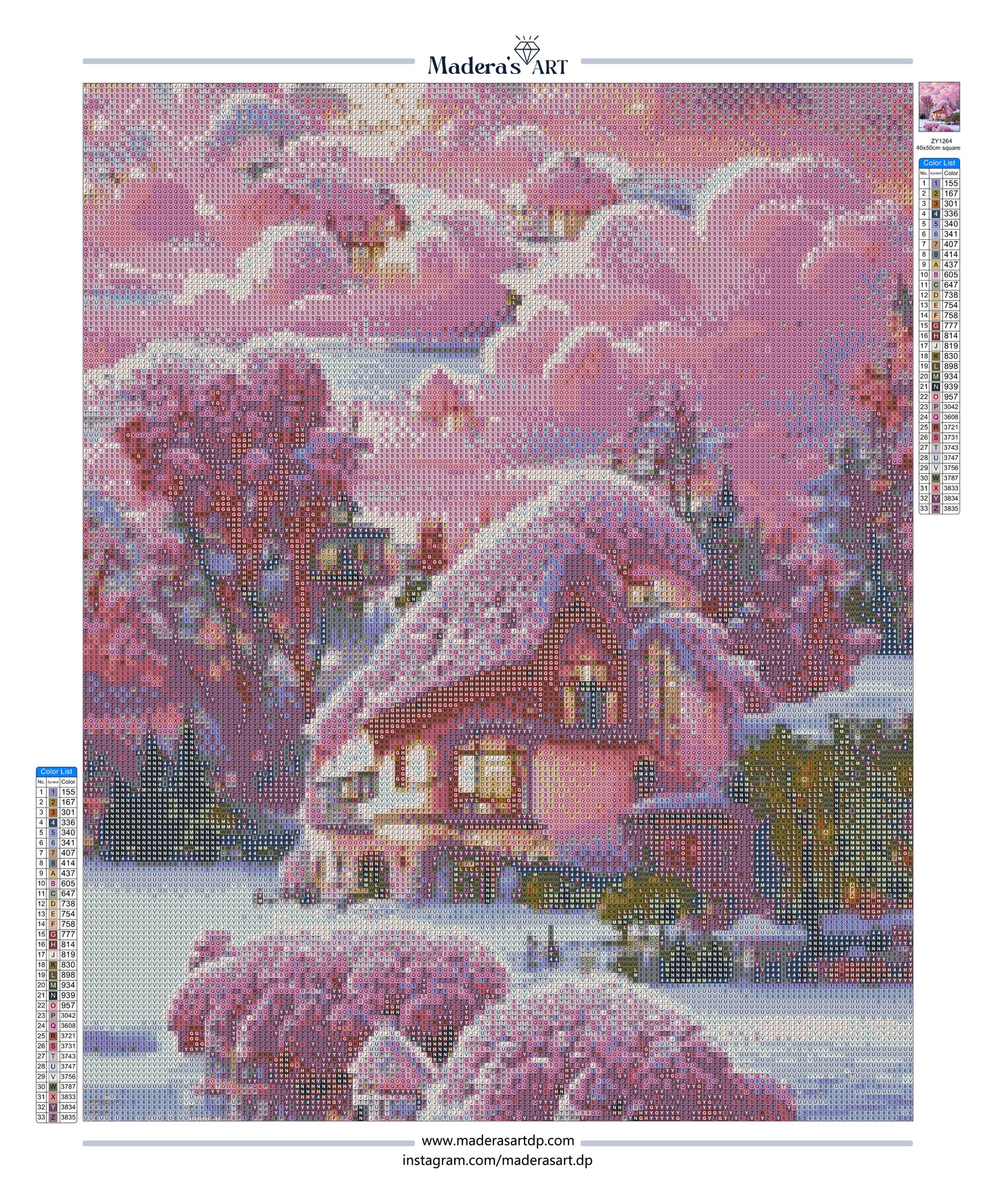 Pembe Rüya Evi 40x50cm